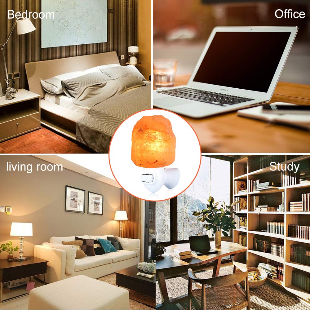 pursalt 360-degree rotatable plug-in night light for flexible placement