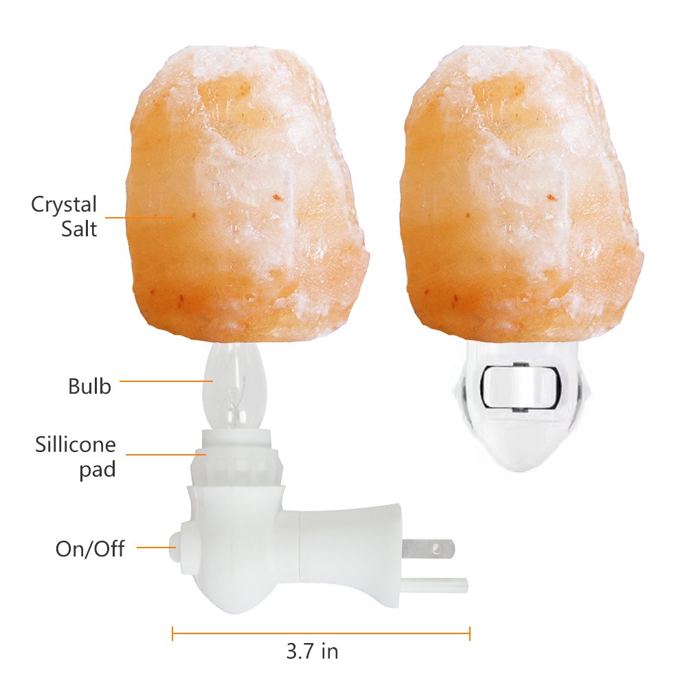 pursalt four replacement bulbs included for continuous soft illumination