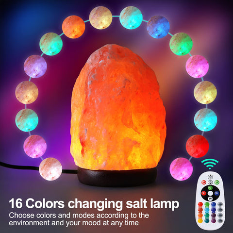Pursalt Himalayan salt lamp 5.5 inch glow enhances ambient warmth in any room