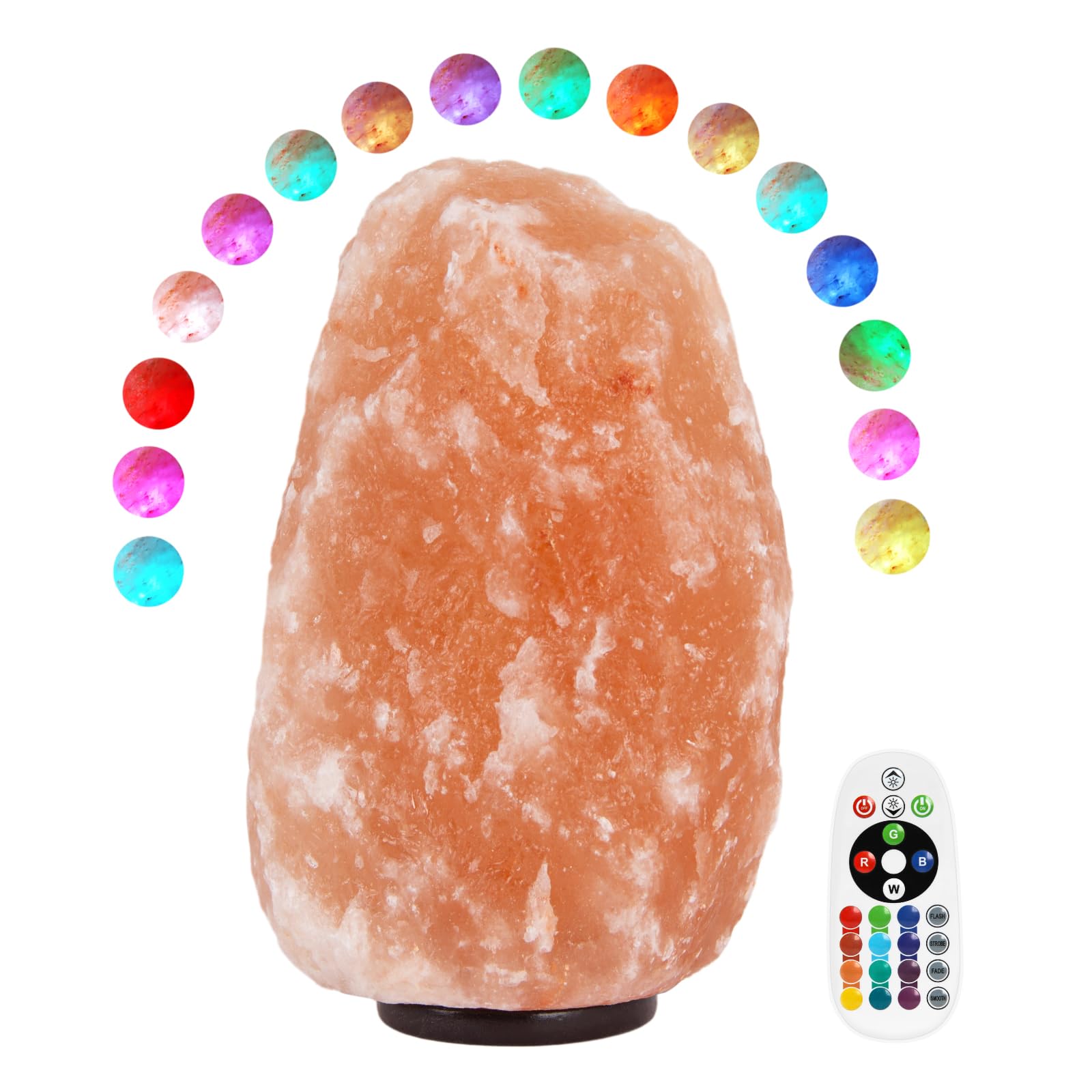 Pursalt Himalayan Salt Lamp pink glow creates warm, cozy ambience.