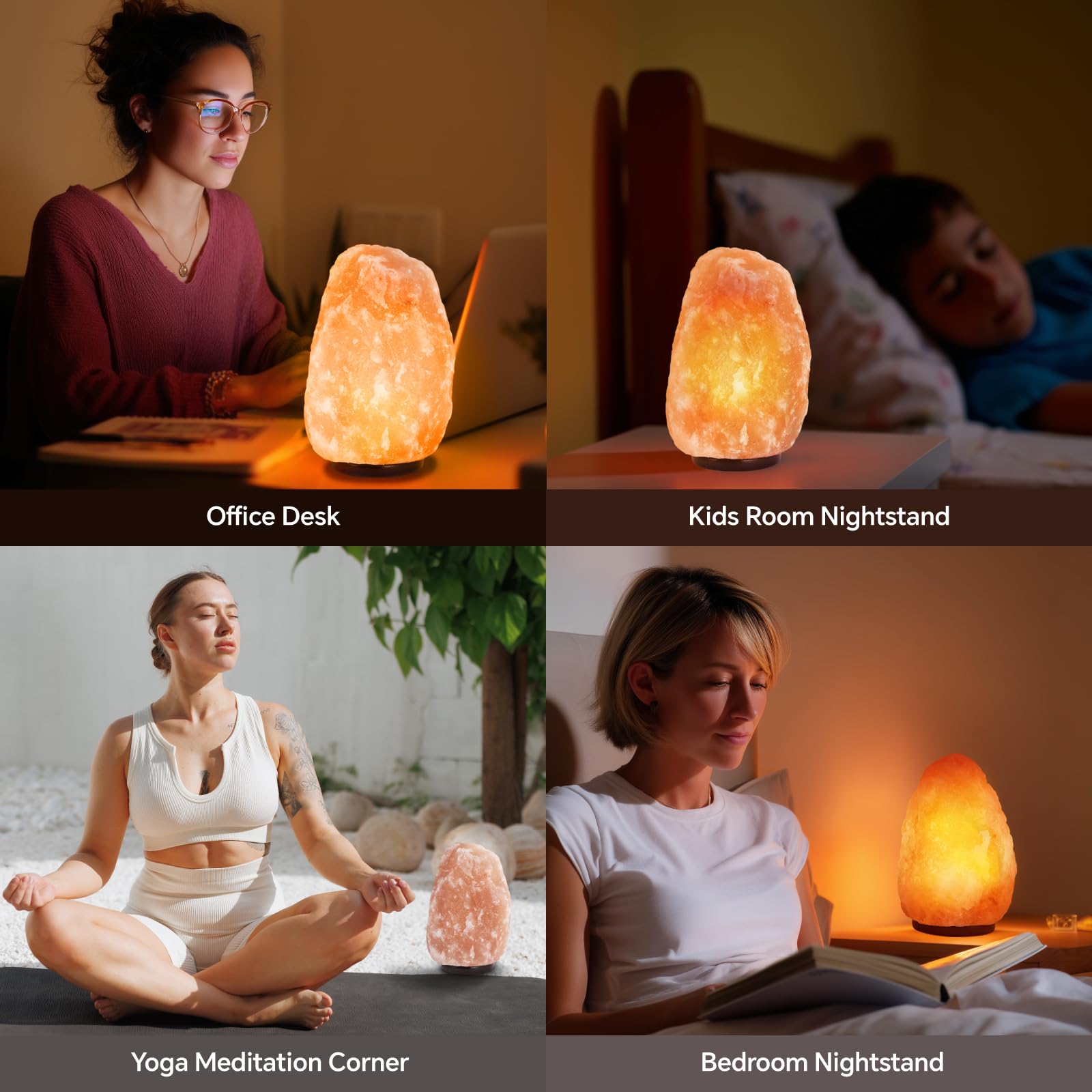 Pursalt Himalayan Salt Lamp gift-ready decor piece.