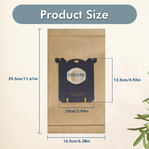 Purzest EL200G S Classic bag being inserted into a canister.