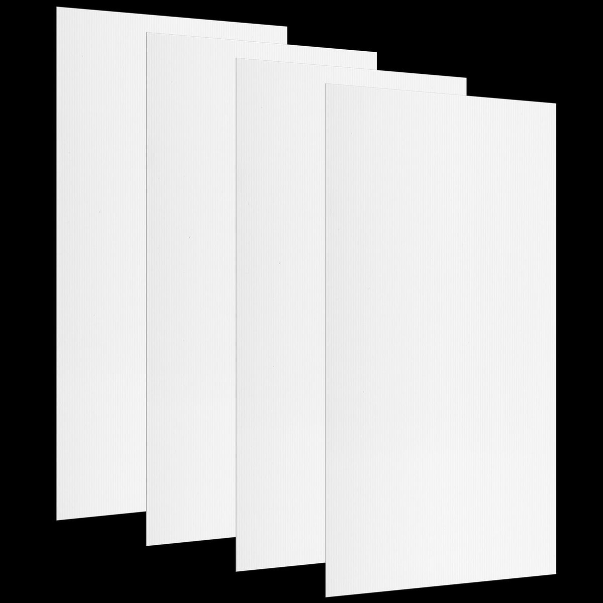Pushglossy 4-pack diffuser panels closeup showing milky glow