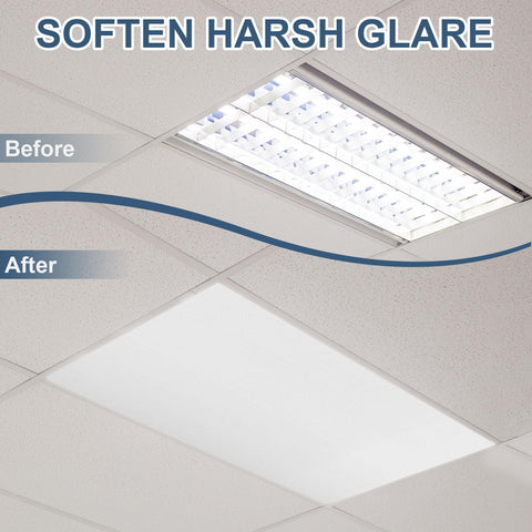 Pushglossy drop-ceiling panel pack ready for retrofit