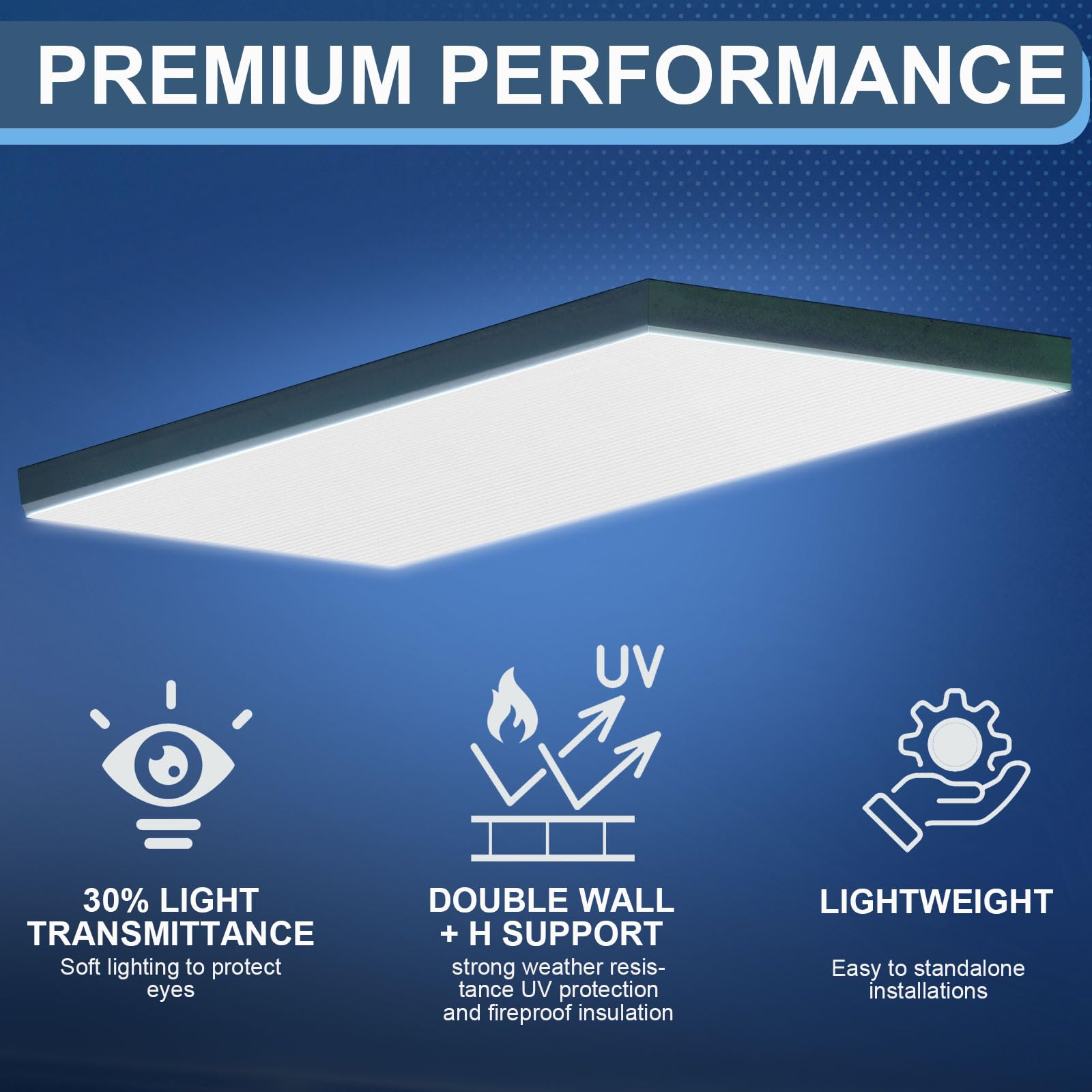 Pushglossy office ceiling installation using drop ceiling panels