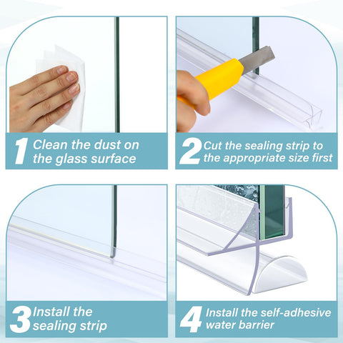 Pushglossy PVC soft-hard silicone combo; durable, flexible seal that fits frames