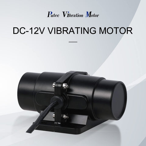 Putec Vibration Motor in concrete mixer action demonstrates vibration.
