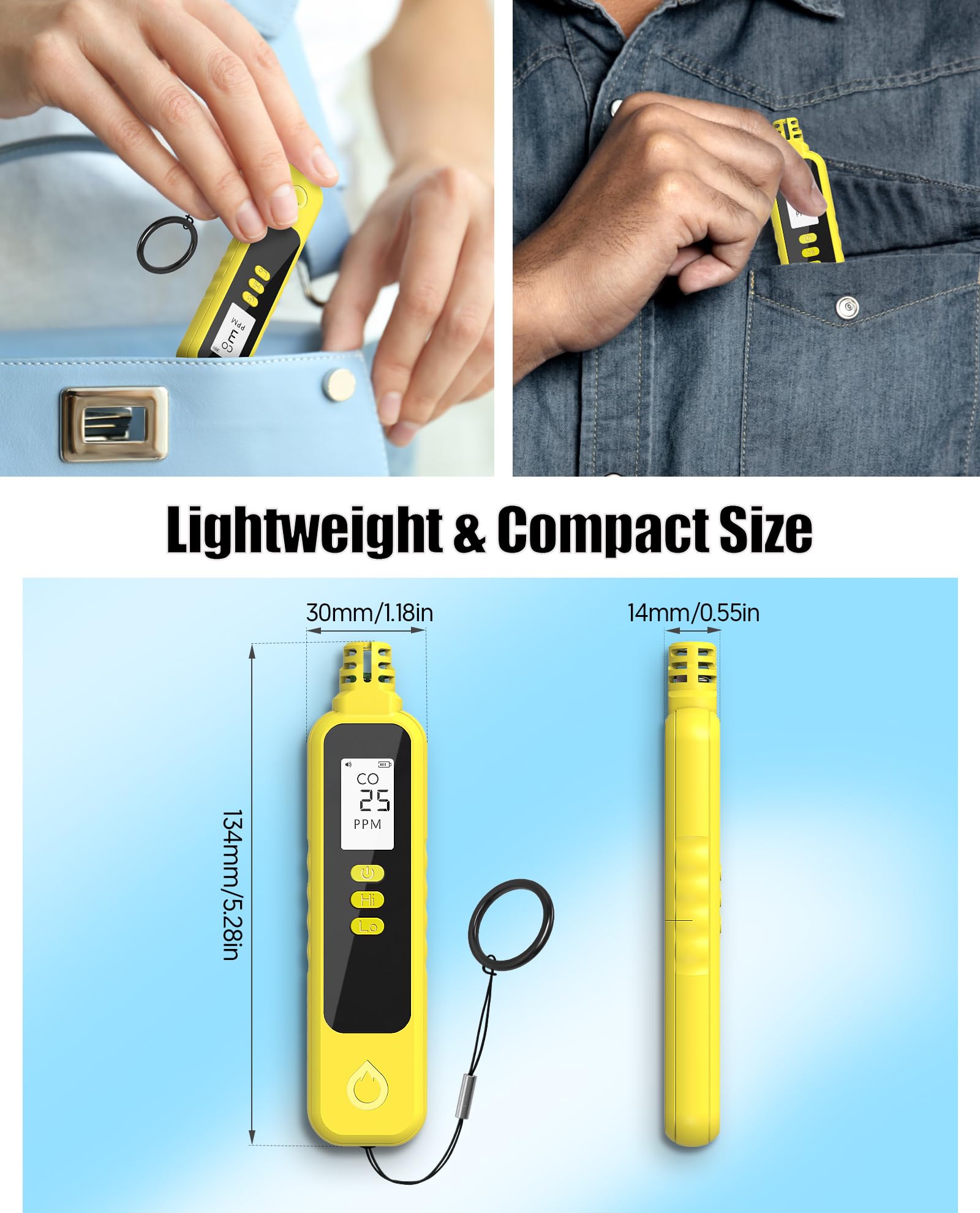 PUTECCH CO detector in-use scenario highlights versatile safety companion.