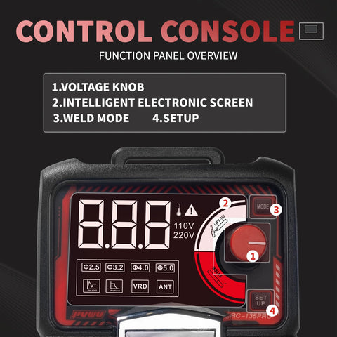 PUWU MINI MMA arc welder quick connector detail enables fast setup