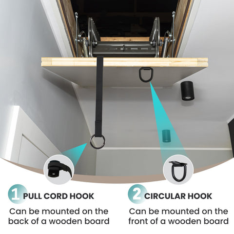 Puxaajao extendable 40-inch pole improves reach and safety during access.
