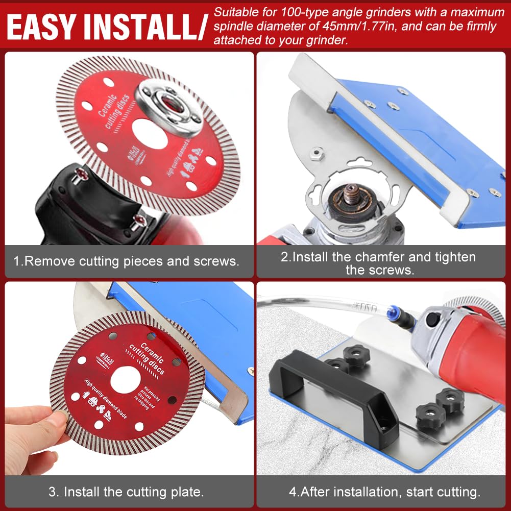 PUXING quick-install design compatible with 100-type angle grinders