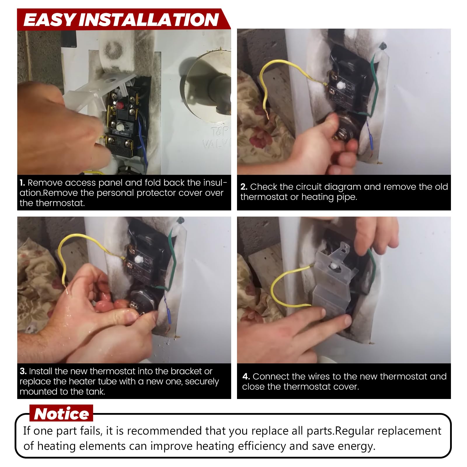 Puxyblue EWH-03 kit highlighting broad compatibility with popular water heaters