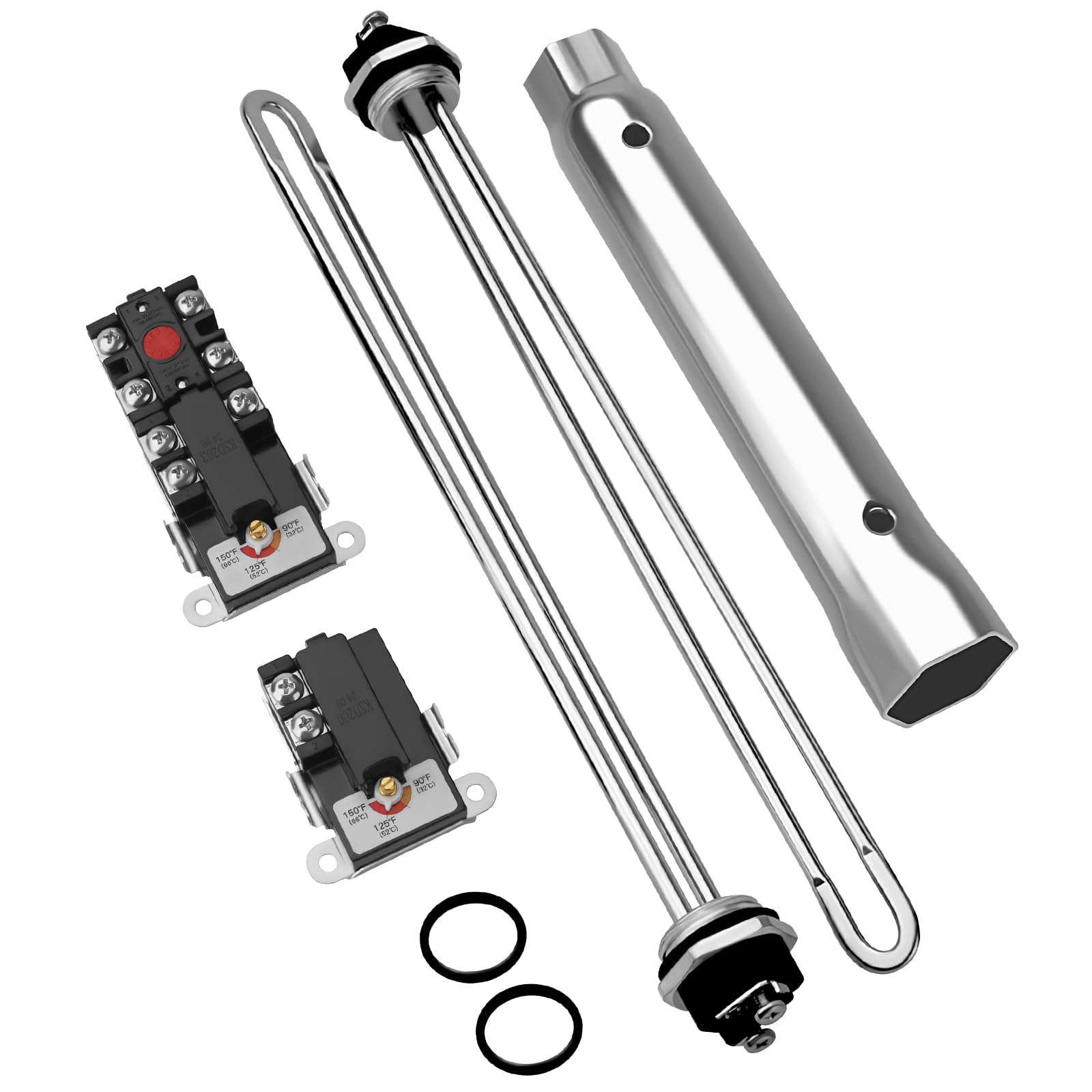 Puxyblue EWH-03 components neatly packaged for quick replacements