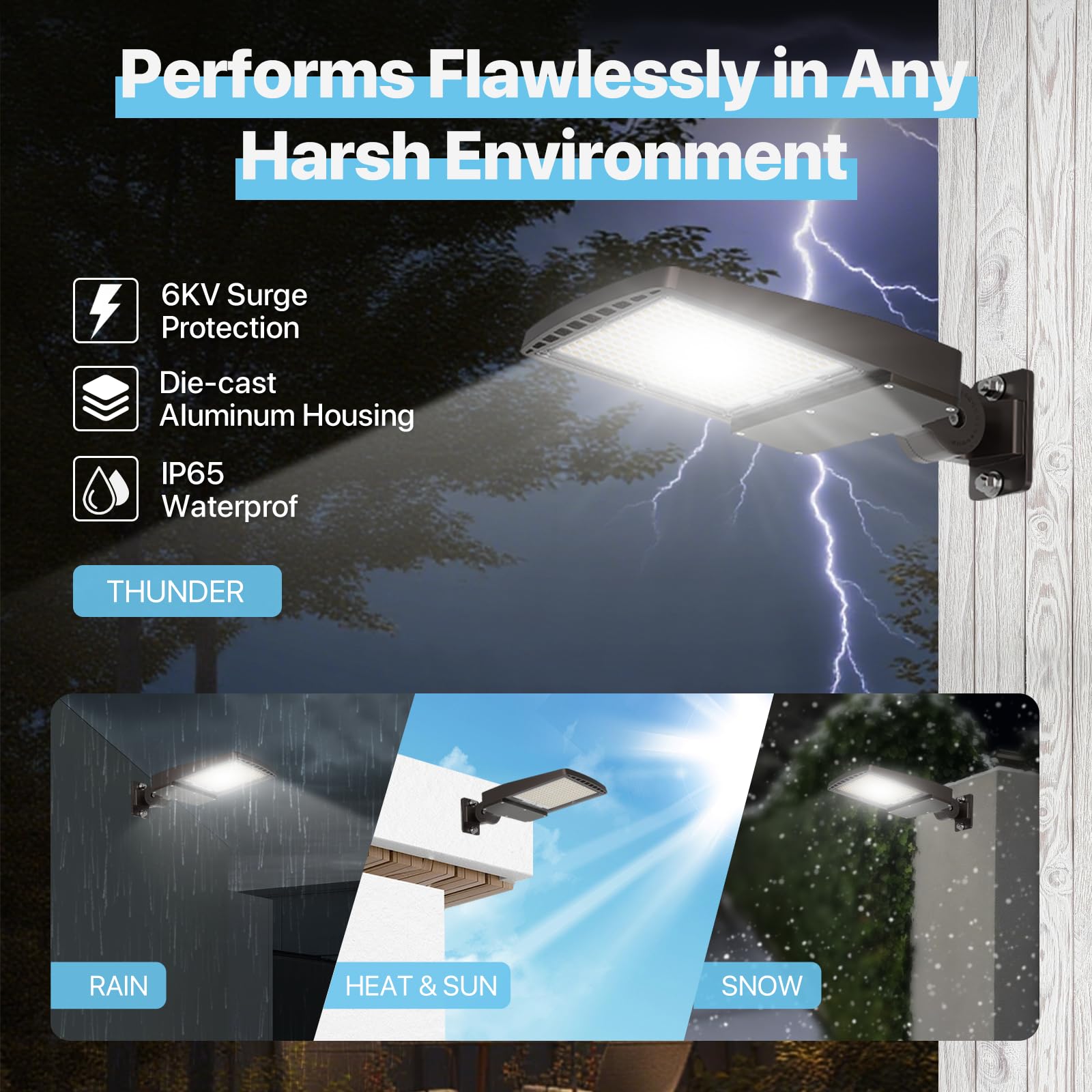 Pvilub LED light rated for 50,000+ hours of service.