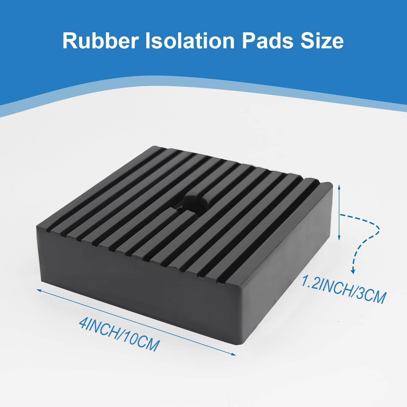 PWEOW air compressor rubber feet stabilizing equipment on floors