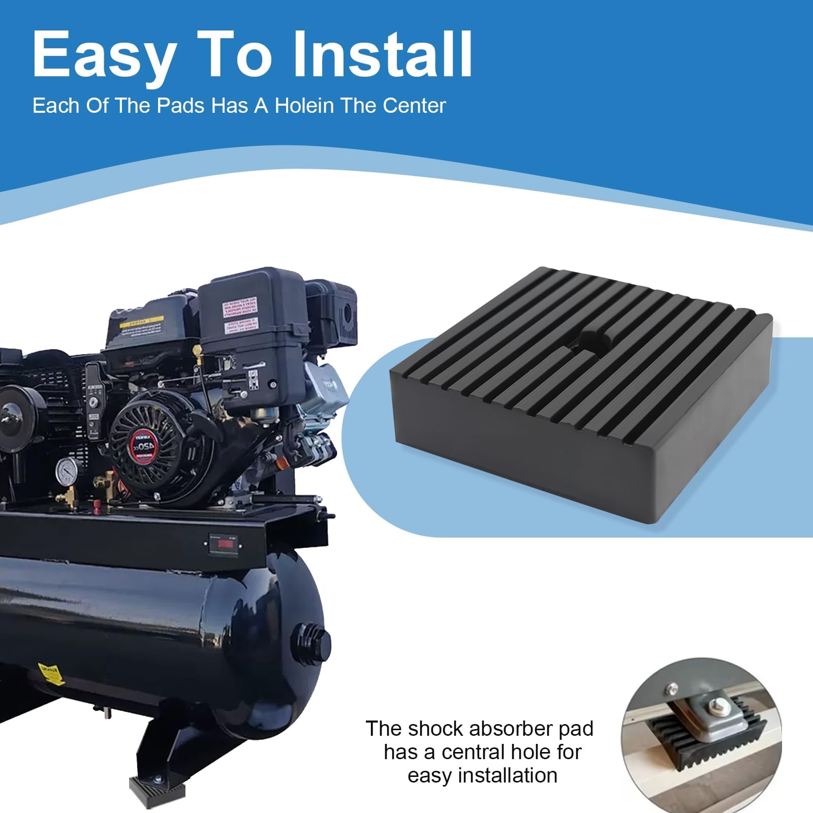 PWEOW universal compatibility pad fitting compressors, generators, and tools