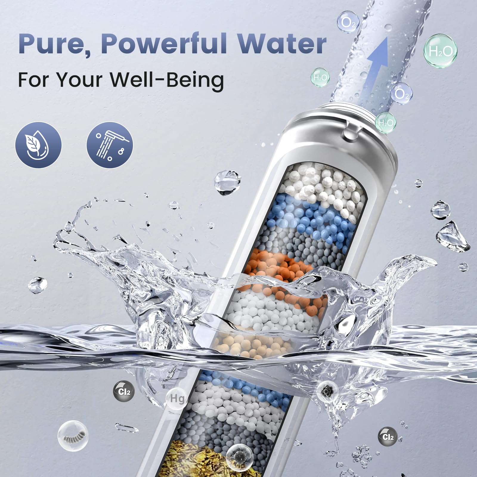 PWERAN handheld mode provides flexible, targeted rinsing.