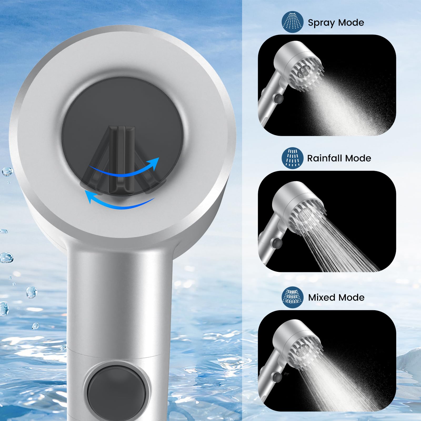 PWERAN 18-layer filtration system reduces impurities for skin and hair