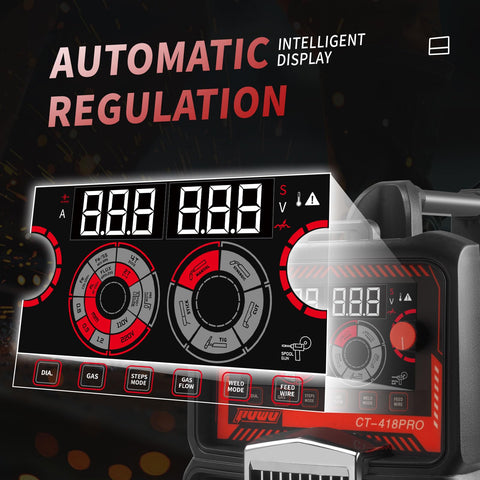 PUWU CT-418 PRO front panel with controls for easy operation