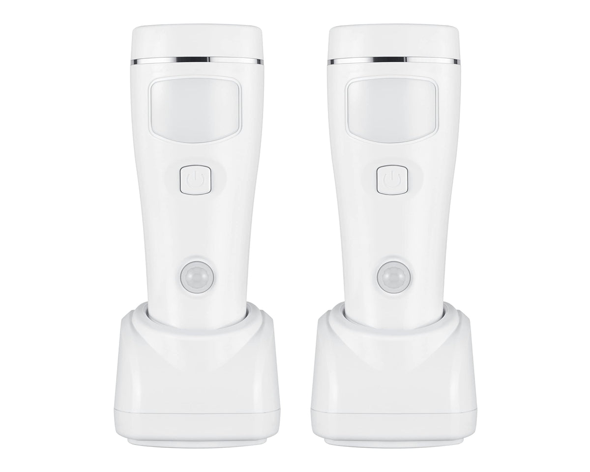 Pwysara motion-sensor night light front illuminated for hands-free hallway navigation