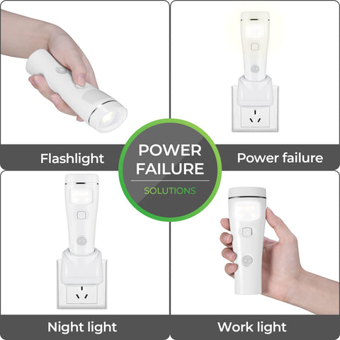 Pwysara rechargeable battery night light eliminates disposable batteries and waste