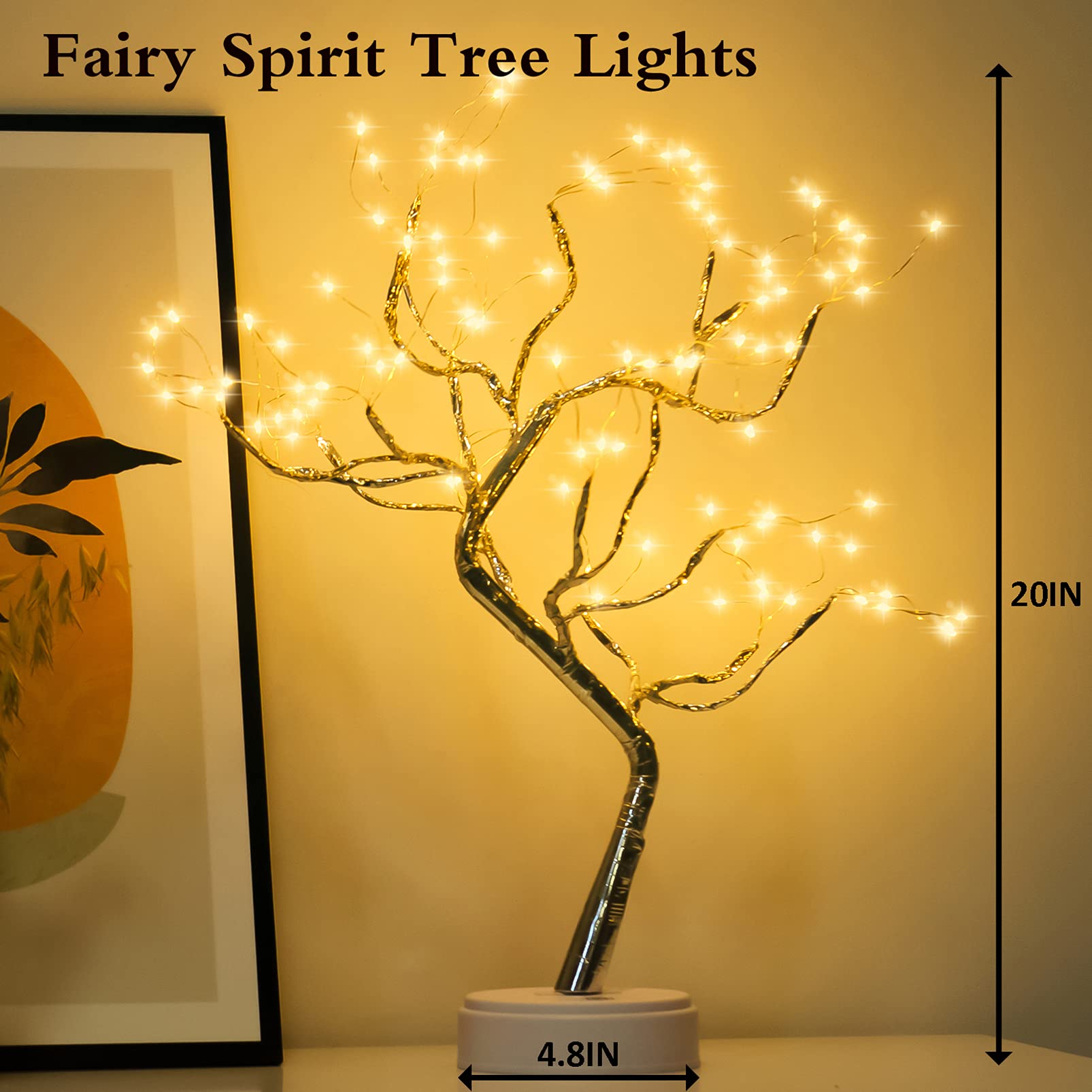 PXBNIUYA 108 LEDs deliver versatile mood lighting and long-lasting glow