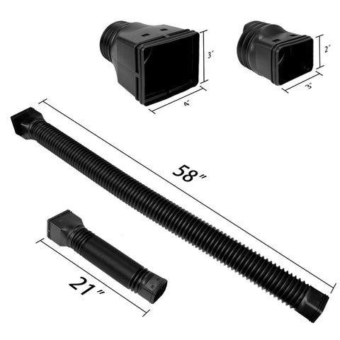 PXCAYFF diverter nozzle in ABS construction ensures durable, tear resistant use