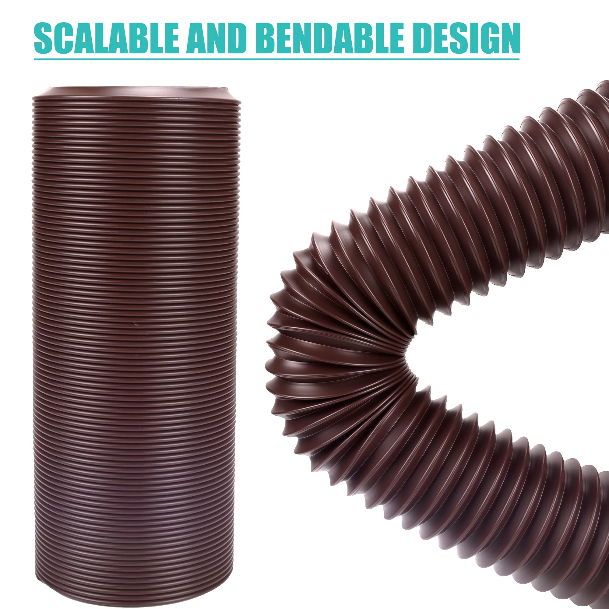 PXCAYFF downspout extension helps keep lawns dry and tidy after rain.