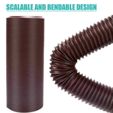 PXCAYFF downspout extension helps keep lawns dry and tidy after rain.