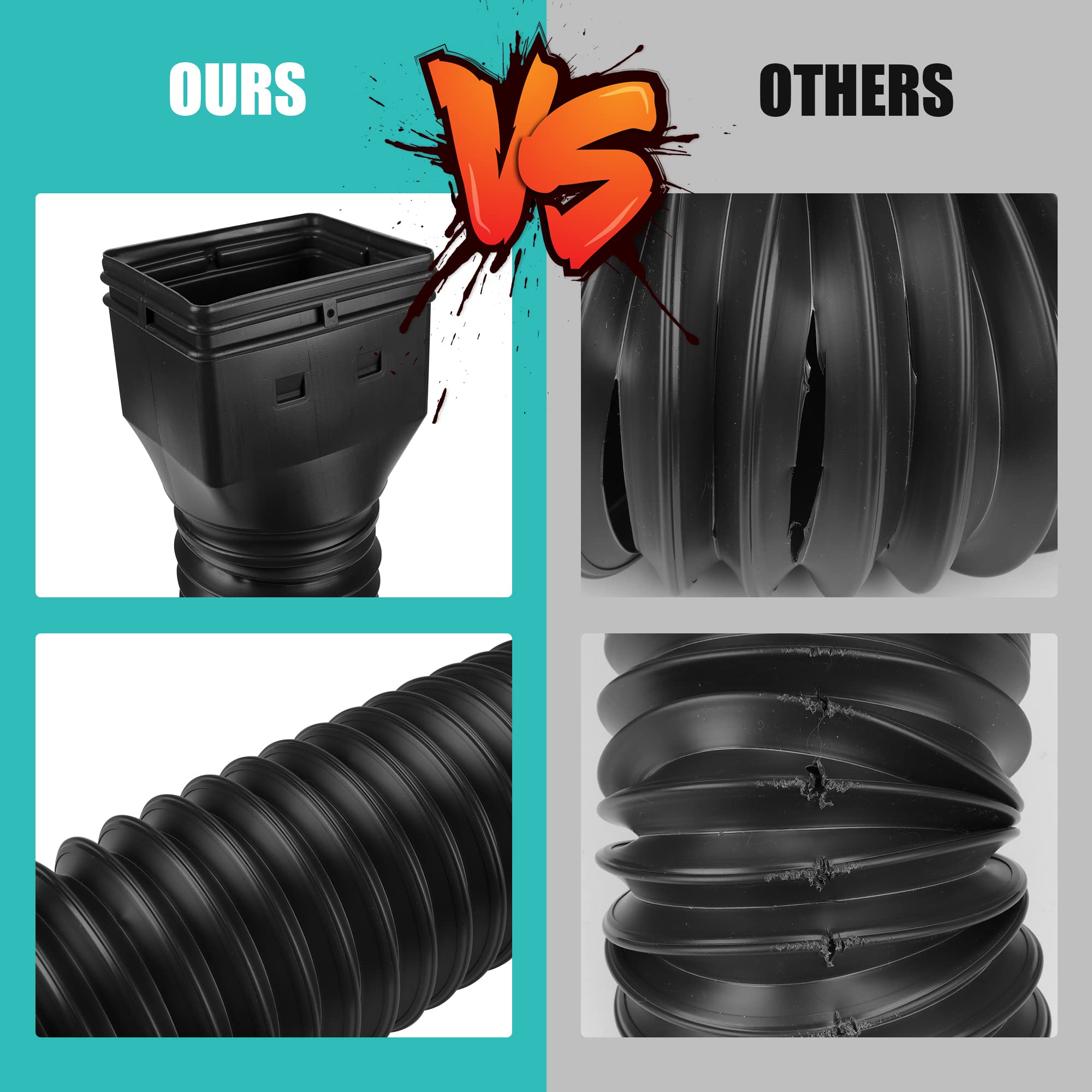 PXCAYFF flexible PE hose bends easily for complex terrain drainage