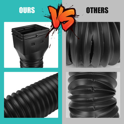 PXCAYFF flexible PE hose bends easily for complex terrain drainage
