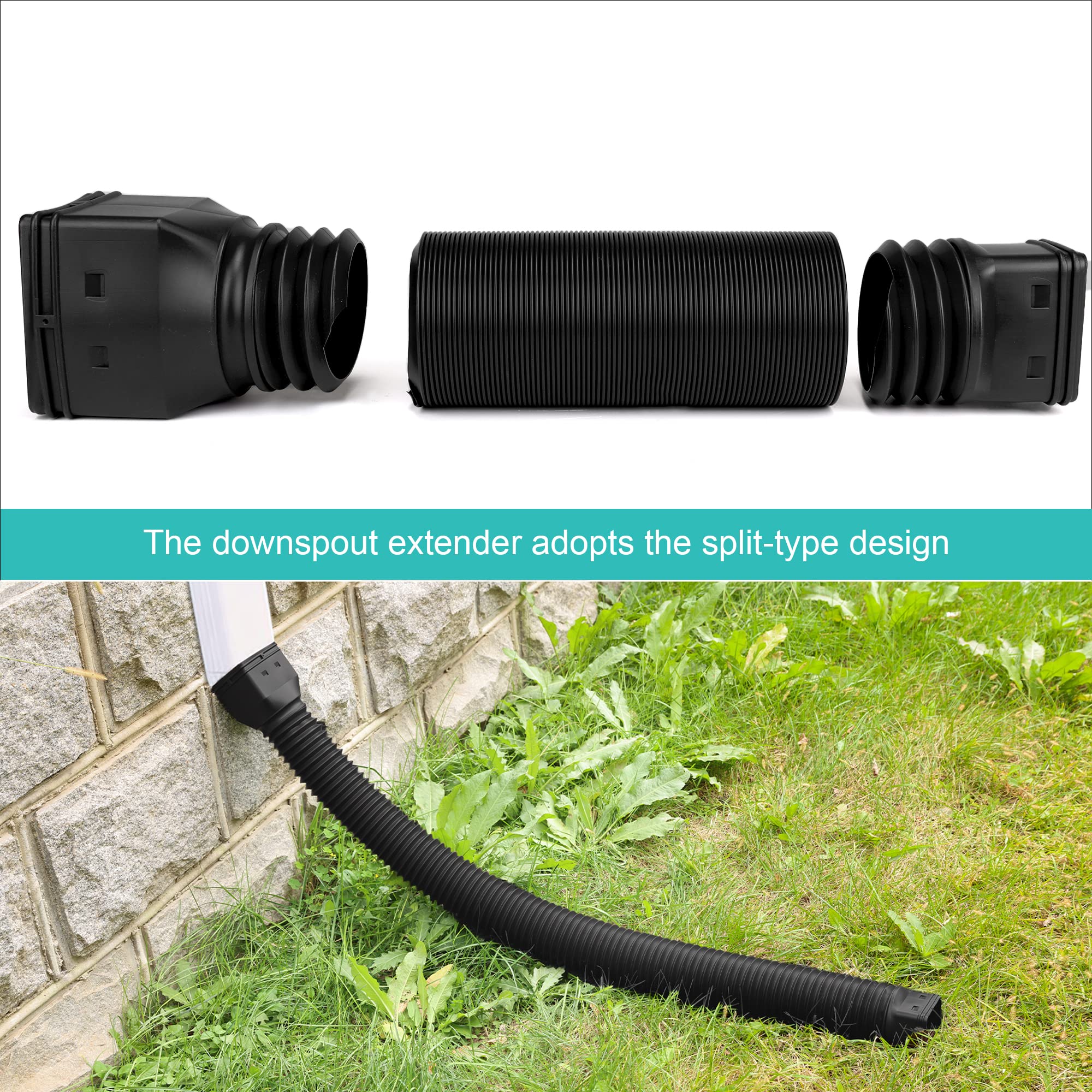 PXCAYFF anti slip design keeps extensions secure during rain