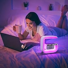 Pxujoqecg table lamp dimmable warm light ideal for reading.