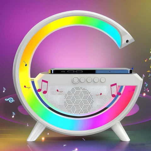 Pxujoqecg table lamp time display included in modern desk setup