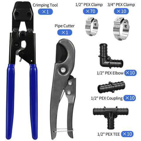 PXZBLG PEX elbow fitting half inch with easy, secure connections