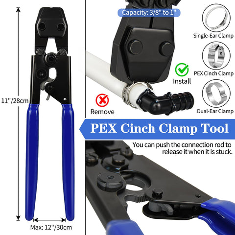 PXZBLG PEX tee fitting half inch for versatile layouts
