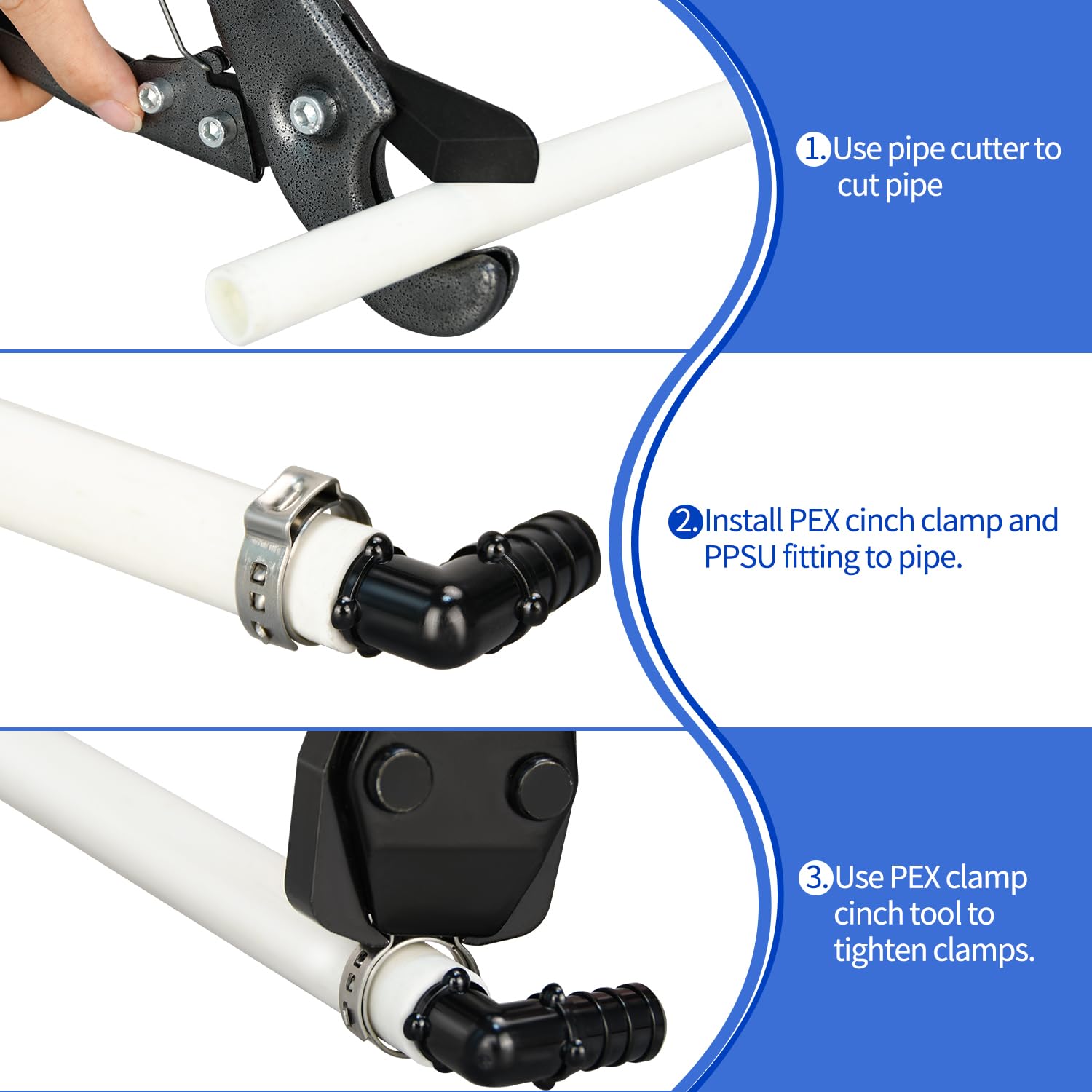 PXZBLG Pipe Cutter for precise cuts on plastic tubes
