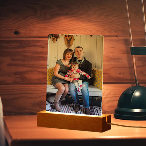 PYD Life night-light function enhances home decor with soft warm color glow.