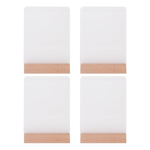 PYD Life wood stand supports the frame with a stylish side angle