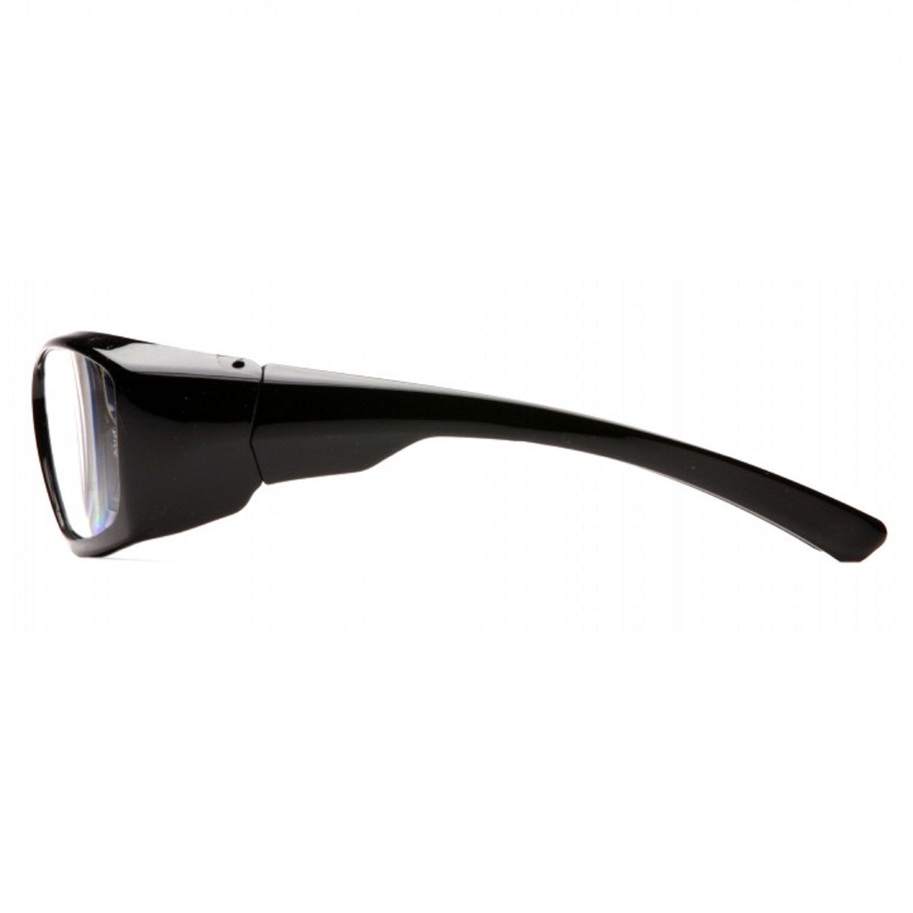 Pyramex Emerge scratch-resistant polycarbonate lens offers durable UV protection.
