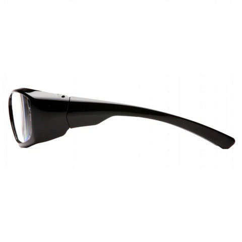 Pyramex Emerge scratch-resistant polycarbonate lens offers durable UV protection.