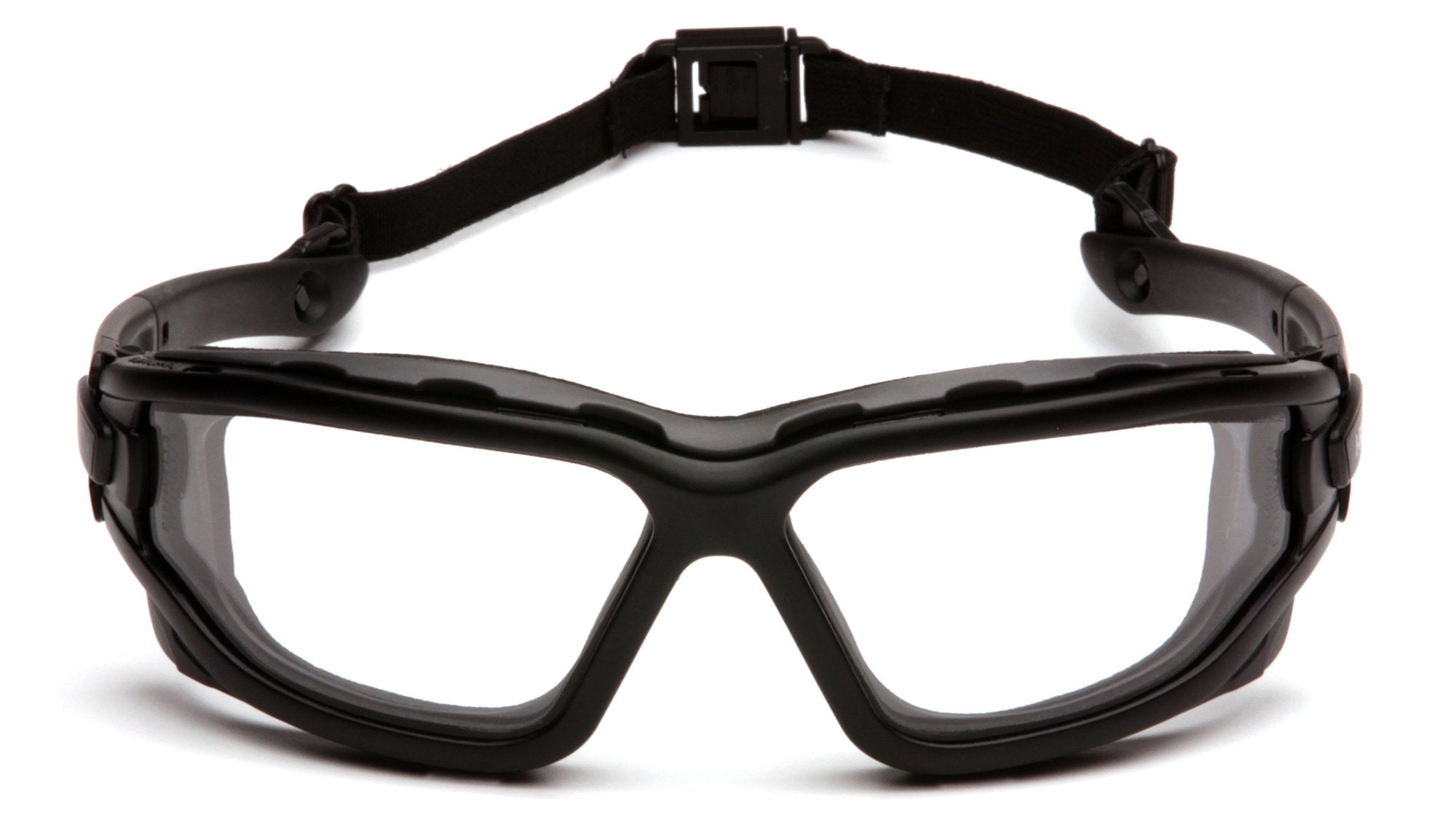 Pyramex I-Force side view showing adjustable strap for secure fit.