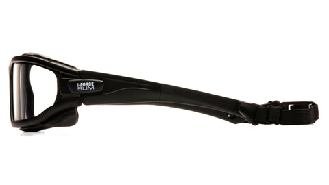 Pyramex I-Force Slim goggle with vented foam for dust protection and airflow.