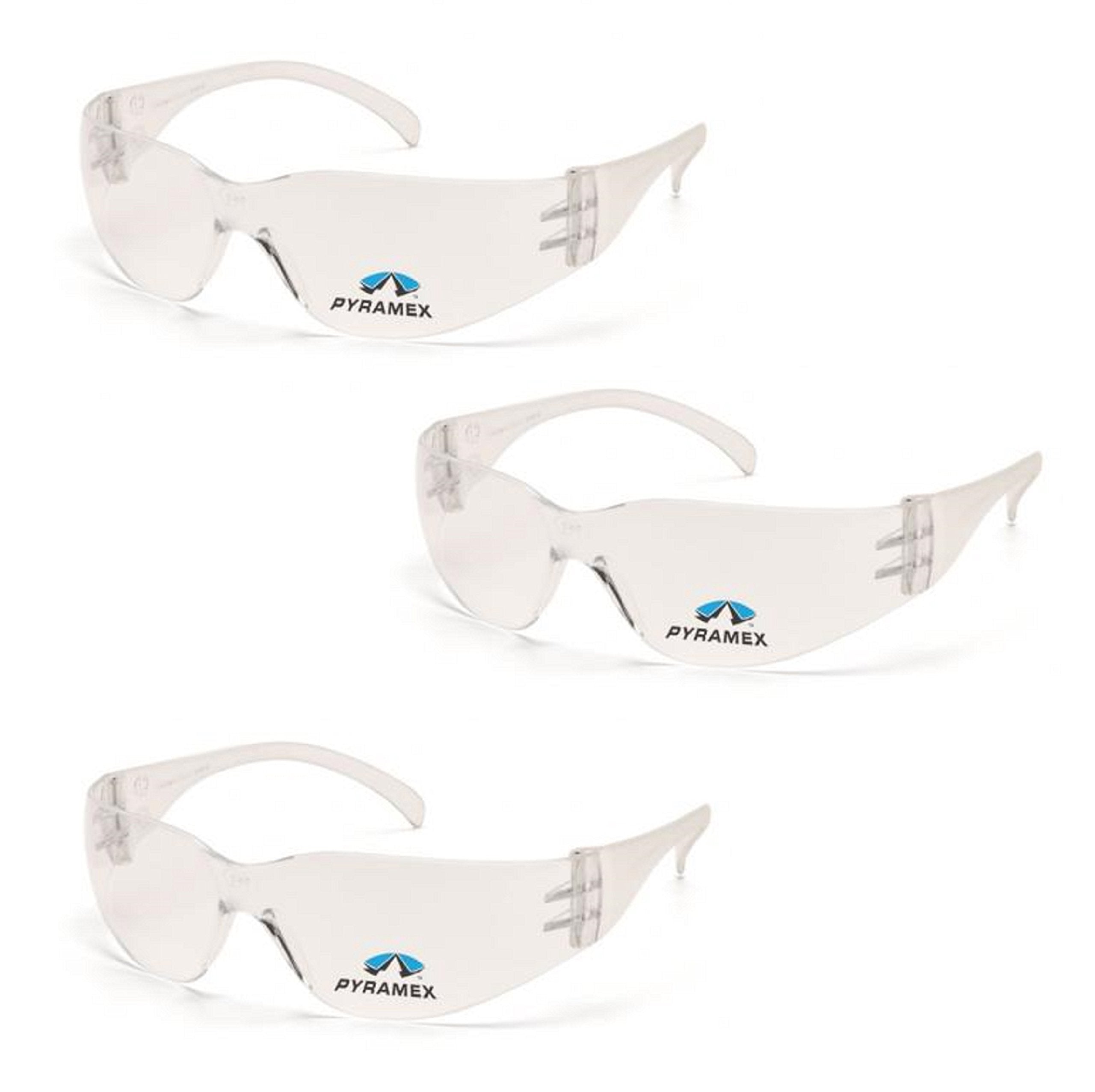 Pyramex S4110r15 reader glasses with bifocal clear lenses for indoor reading.