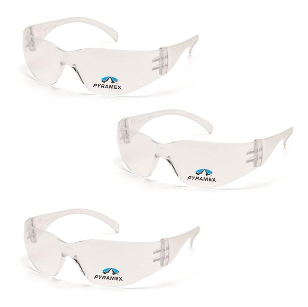 Pyramex S4110r15 reader glasses with bifocal clear lenses for indoor reading.