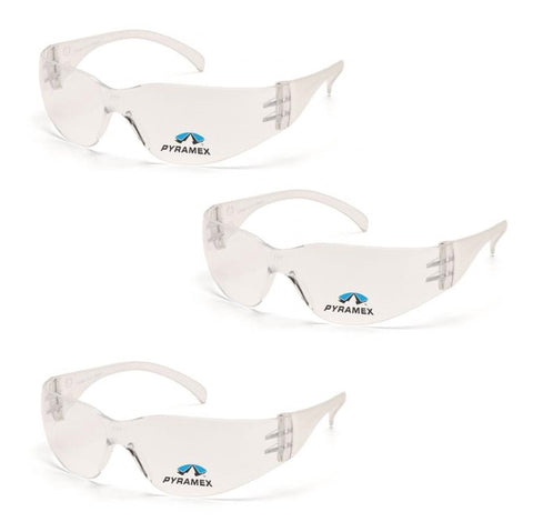 Pyramex S4110r15 reader glasses with bifocal clear lenses for indoor reading.