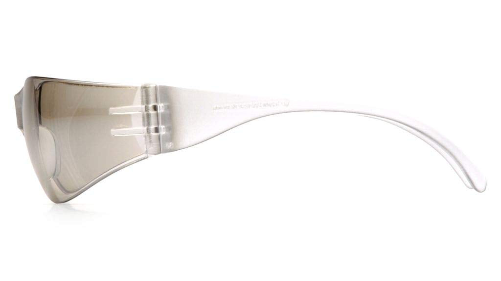 Pyramex safety glasses with integrated nosepiece provide comfortable all-day wear.