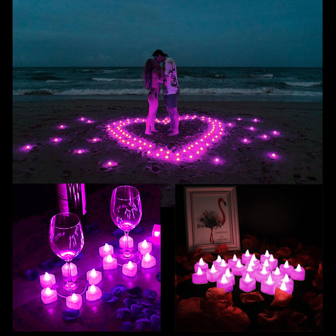 Pyrrhiax LED tea lights provide safe, flicker-free ambience for celebrations.