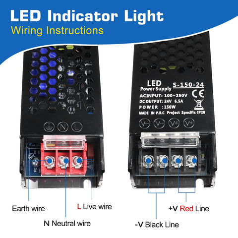 PZETCEIR powering LED strip lights for versatile applications.