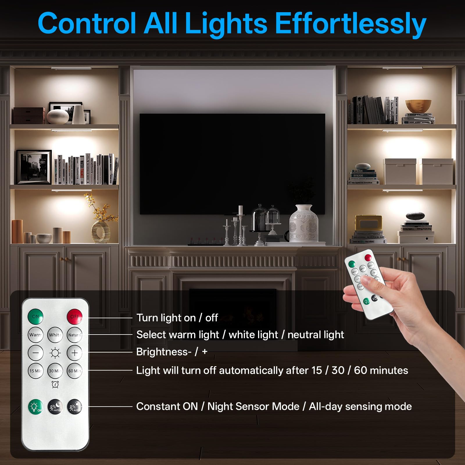 PZSUNLY led-light-multi-color-temps offers warm to cool task lighting.